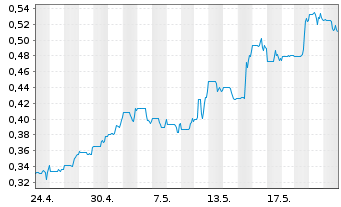Chart Alta Copper Corp. - 1 Monat