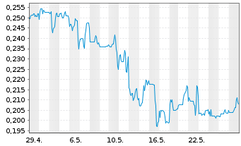Chart Neotech Metals Corp. - 1 Monat