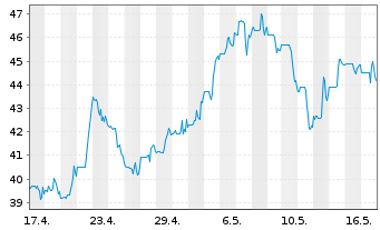 Chart Pampa Energia S.A. - 1 Monat